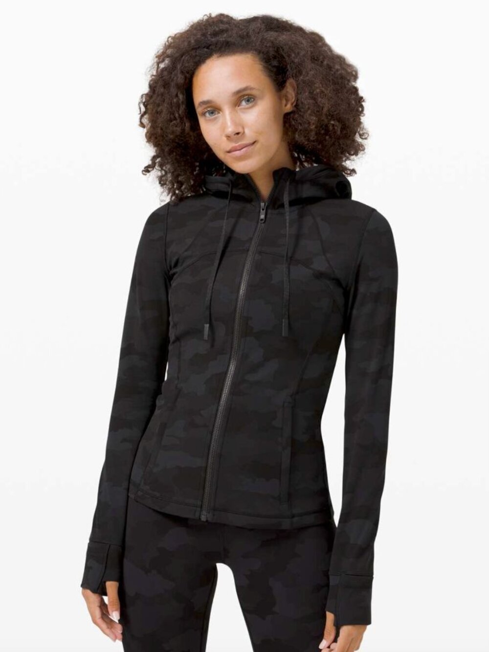 Lululemon Hooded Define Jacket Nulu, Heritage 365 Camo Deep Coal Multi